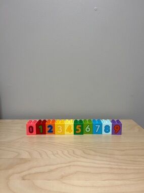Lego Duplo Number Blocks 0-9 - Counting Set - Toddler set